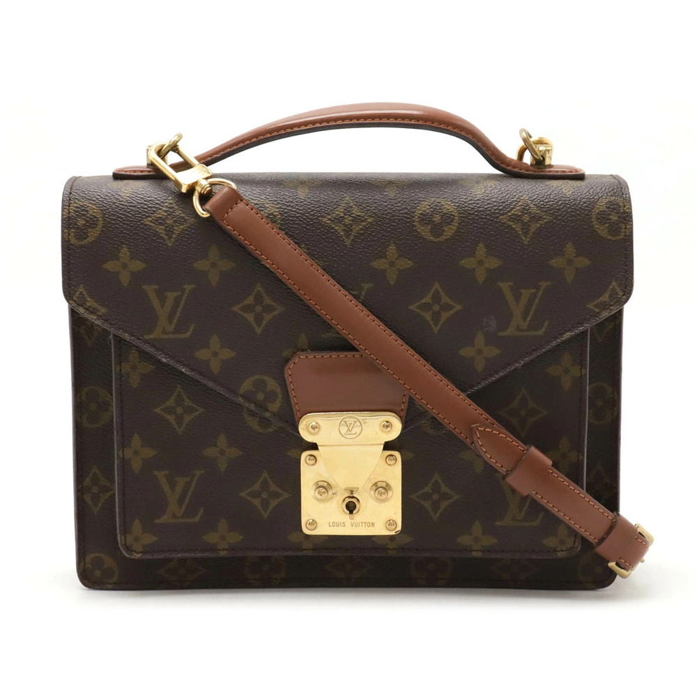 LOUIS VUITTON Monogram Monceau Shoulder Bag Handbag Shoulder Key